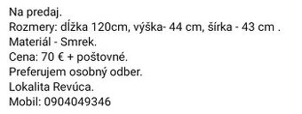 Lavica, botník