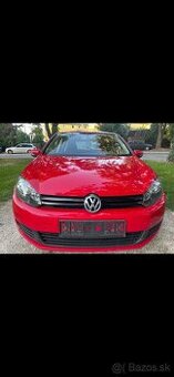 VW GOLF VI 1,4 BENZÍN 59KW ROK 2012