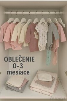 Značkové oblečenie 0-3 mesiace