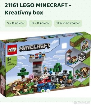 Lego Minecraft - kreatívny box