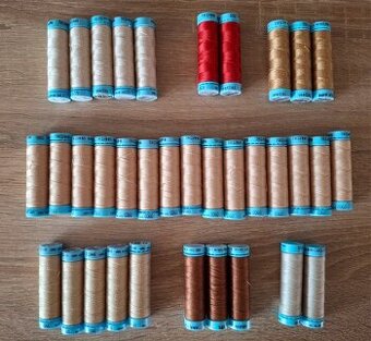 Nite na šitie,cievky,šablóny,látky bavlna,vatelín,panel,vlny