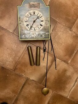 Originálne vintage nástenné hodiny - Schwarzwald
