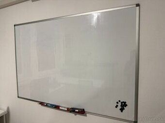 Predám bielu magnetickú tabuľu 1500 x 1000 mm