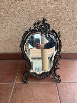 Fazetové zrkadlo v bronzovom ráme