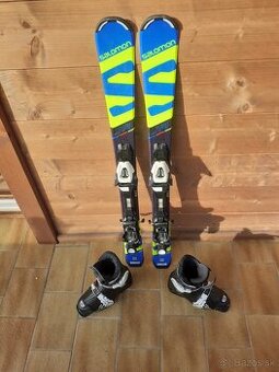 Predám detské lyže salomon  x race