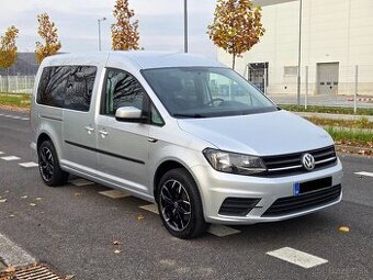 VW Caddy MAXI 7-miest / SK pôvod / 2.0 TDi ŤAŽNÉ-r.v.12-2016