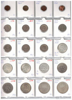 Mince 1. Ceskoslovenska Republika 1918-1938