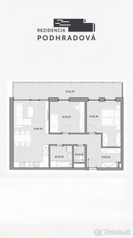 Ponúkam Vám 3i byt v rezidencii Podhradova