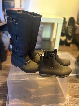 Predam Jazdecke zimne cizmy a perka(gumaky)