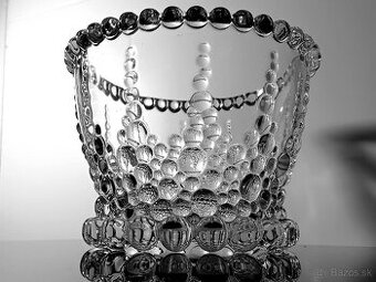 Nádherná efektná veľká sklenená misa