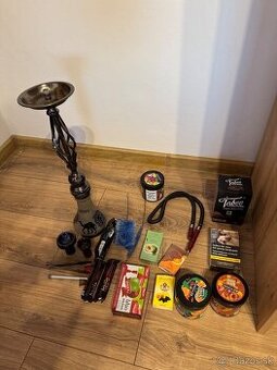 Vodná fajka / Shisha – kompletný set z Egypta + darček