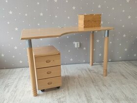 Smrekový písací stôl - 1