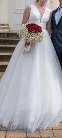 Svadobné šaty princeznovské