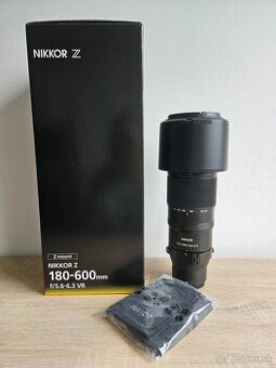 Nikon Z 180-600 mm f/5.6-6.3, zánovný stav