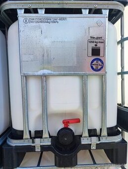 Predám 600L IBC kontajnery z potravín, nádrže