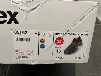 Uvex bezpečnostné poltopánky S3