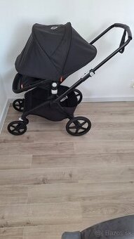 Kočík bugaboo fox cub black+vajíčko NUNA ARRA BLACK