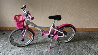 detsky bicykel b-twin docto girl 500 16 palcove kolesa