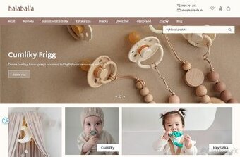 Predám eshop s detským tovarom Halaballa.sk