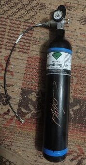 Oceľová fľaša 3L PCP, Airsoft, potápanie