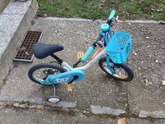 Detský chlapčenský bicykel 12" pre 3-5 rokov s kolieskami