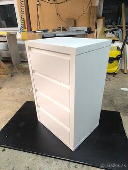 Komoda biela NOVÁ 4+1 tajný šuflík