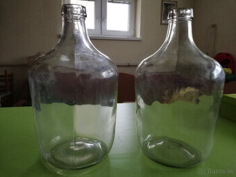 Sklenené demižóny 10 L – 2 ks