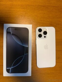 Predam iphone 16pro 256gb biely titan