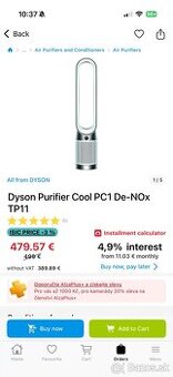 Cisticka vzduchu Dyson