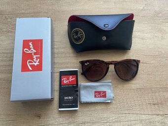 Ray-Ban Slnečné okuliare 'Erika' vo farbe Hnedá, Sépiová