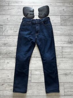 Oxford Pánske rifle Slim 2 Years Aged Modré 32 (D)