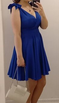 Dámske modré šaty
