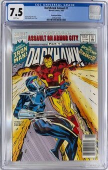 Komiks Darkhawk Annual #1, Marvel, 1992, CGC 7.5