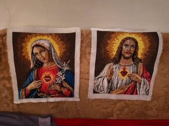 Božské srdce Ježišovo. Set 2 obrazy