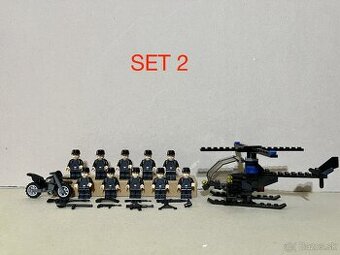 Figúrky S.W.A.T a iné - (16ks) typ lego + zbrane