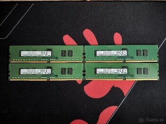 (23) Kit 16GB (4x4GB) Samsung DDR4 2400MHz ECC RDIMM – Otest