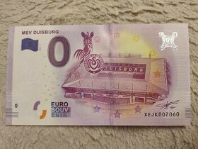 0€ bankovka MSV Duisburg