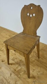 6 kusov masívnych drevených stoličiek