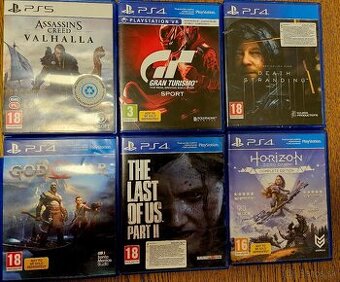 Predám hry na PS4/ PS 5