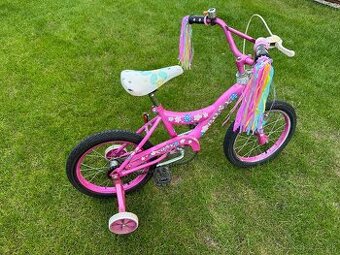 Predám dievčensky bicykel na 4-7 rokov