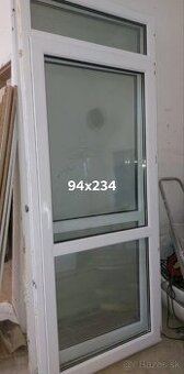 Balkónové plastové dvere 94x235
