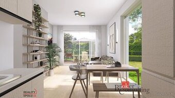Novostavba krásneho 2 izb bytu so záhradou a parkovacím mie