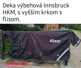 2x Výbehová deka highneck Innsbruck 1200D s flisom