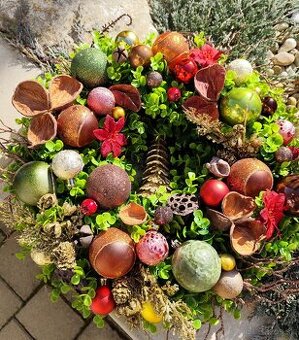 Vianočný veniec s priemerom 50 cm