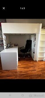 Multifunkčna posteľ poschodova