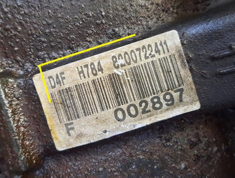 predám Motor D4F H7 RENAULT THALIA 1.2 motor D4FH784 8200722