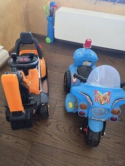 Detský bager a motorka