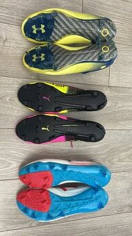 Kopačky lisované UA, PUMA, NEW Balance