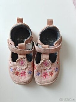 Detské plátené barefoot sandale