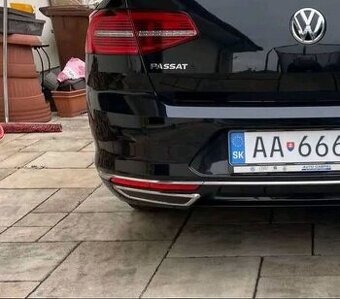 VW Passat B8 ARTEON nerezove koncovky vyfuku Rline